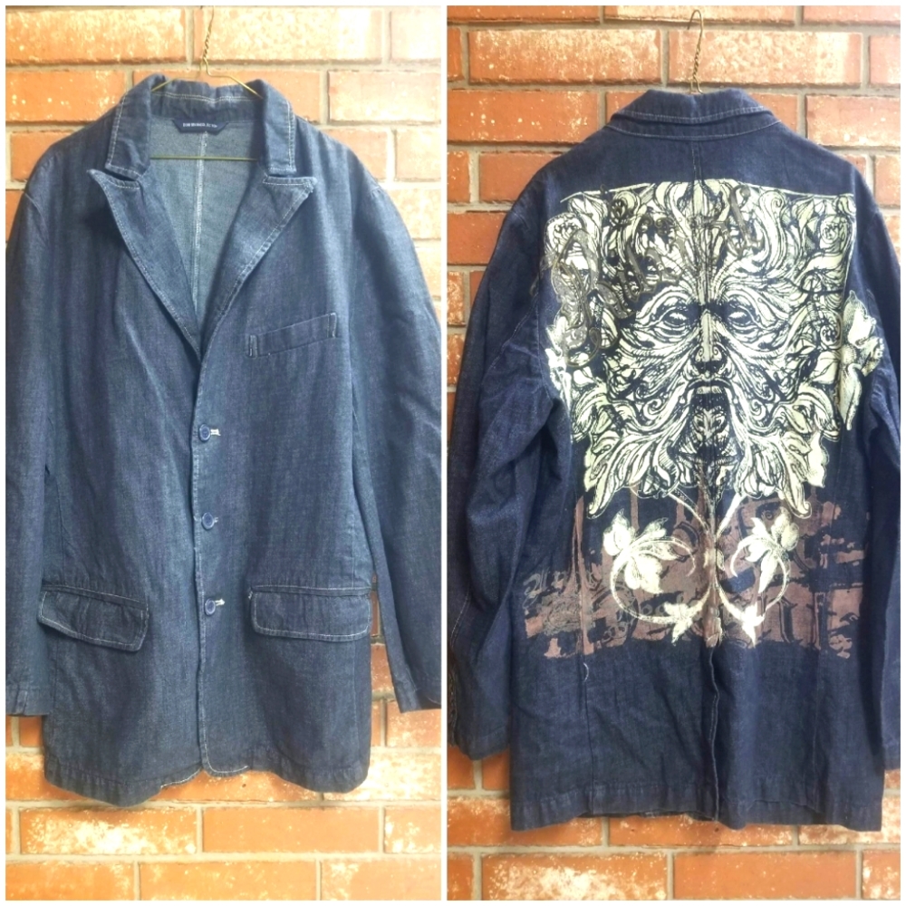 Lrg, Gear Seven Collection Jean Denim Jacket Blazer Men's